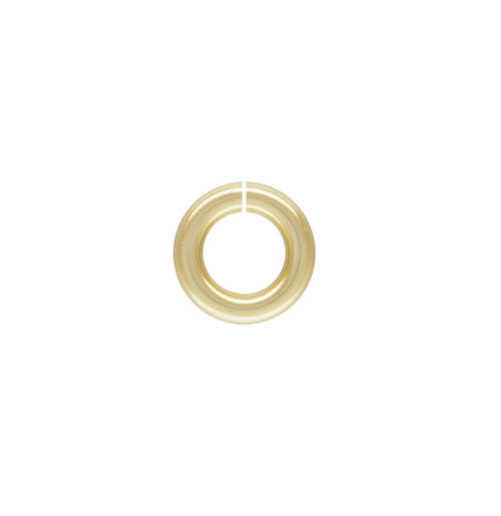 19ga Open Jump Ring 0.89x4mm, 14k Gold Filled, Sterling Silver, Sku#4004491