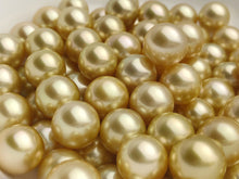 Top Quality Golden South Sea Loose Pearls, Round, 12mm - 12.9mm, AAA+ Quality, Natural Color