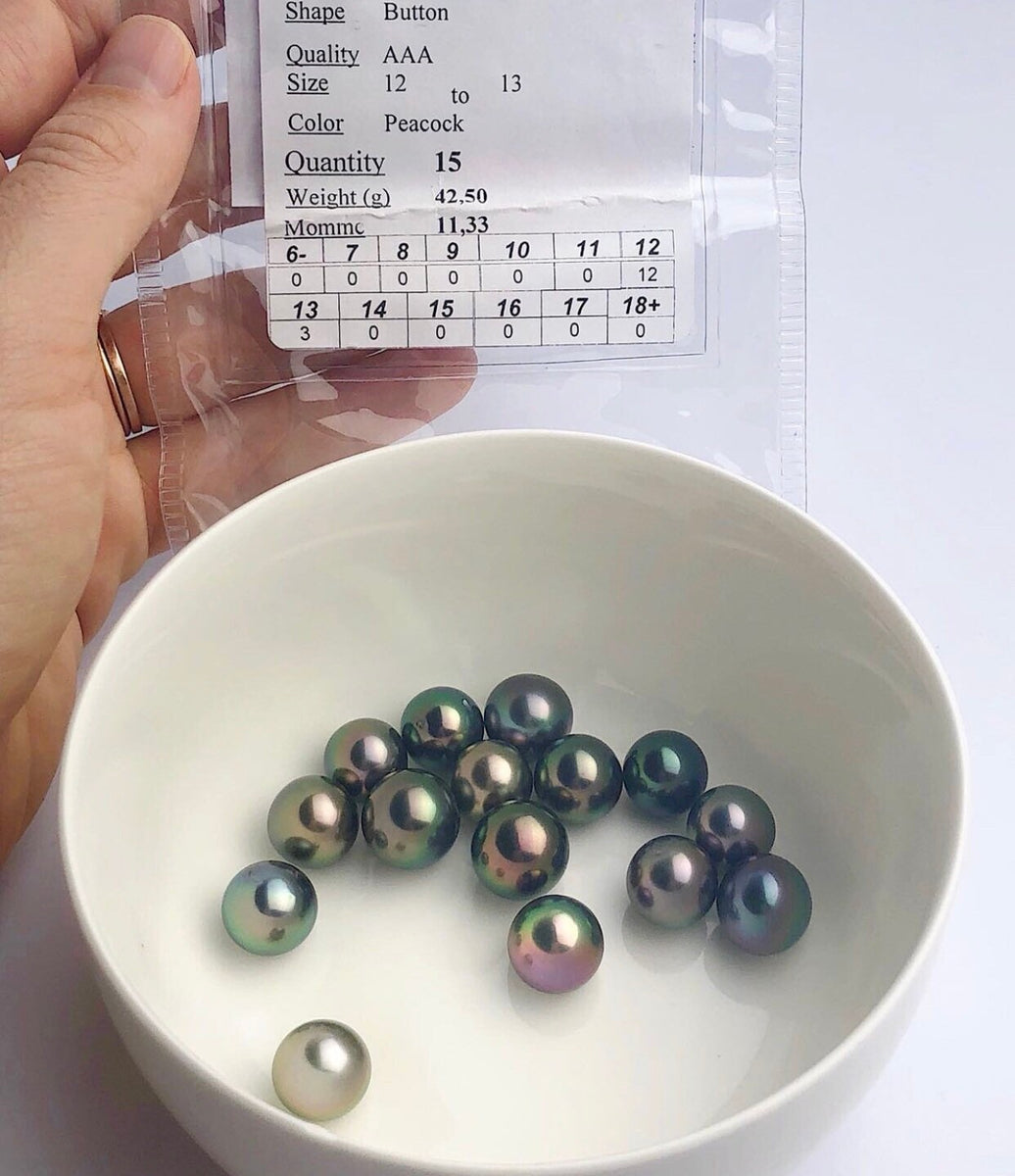 AAA Tahitian 12-13.9mm Tahitian Pearls – Aloha Pearls & Schwartz