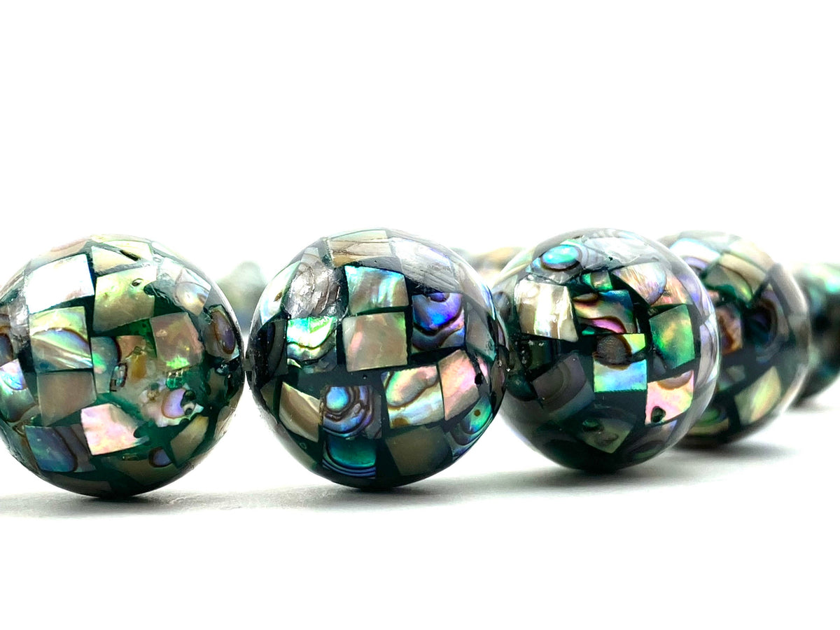 Abalone pearl beads 6MM 16MM 100 Natural Colors SKU M837 Aloha Pearls Schwartz