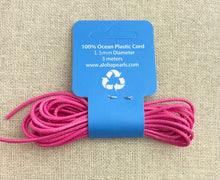 100% Recycled Ocean Plastic Cord 1.5mm
