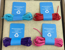100% Recycled Ocean Plastic Cord 1.5mm