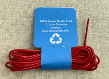 100% Recycled Ocean Plastic Cord 1.5mm