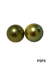 Pistachio pearl pairs, 9mm - 9.5mm, SKU#PSP1 - PSP9