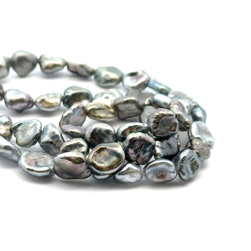 100% natural Tahitian keshi pearl strands, SKU#KESHI838