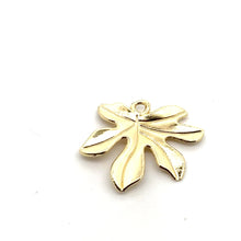 Gold leaf charm SKU#M3353