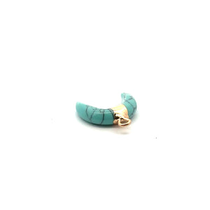 Turquoise half moon charm SKU#M2700