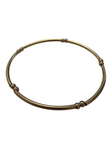 14KGF 6.75” tube bead bracelet,SKU#4014835675L