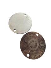 Round Mother of Pearl, Carved, SKU#M2636