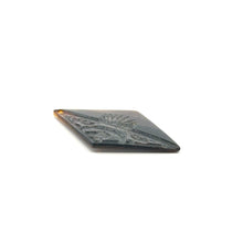 Carved Diamond Mother Of Pearl Shell, Sku#M2305