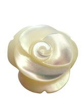 White Rose Mother of Pearl Flower, SKU#M4508