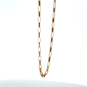 14KGF 3.55mm Flat Oval Rolo Hamilton Finish Chain, SKU#14SM1217
