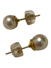 Japanese akoya pearl studs, 14KGF, SKU#Jakoya3