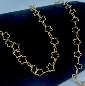14KGF 7.99mm unique star chain, SKU#SM1419
