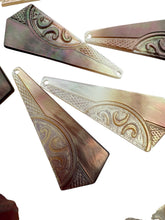 Carved Tahitian mother of pearl, SKU#M2283