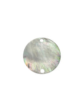 Round mother of pearl, carved flower, SKU#M3000