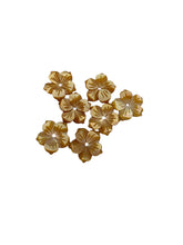 Yellow Flower Mother Of Pearl, SKU#M4663