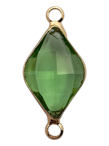 Diamond shaped charm SKU#M3105lightgreen