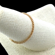 14KGF twisted (Size8) Stacking ring, SKU#405R8T