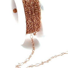 Rose Gold filled 2.3MM Tiny Oval Long & Short Chain, SKU#17SM801