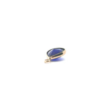 Dark blue shape crystal charm, SKU#M2161Dblue