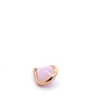 Pink round tear drop shape charm, SKU#M2160pink