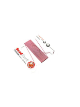 Dark Pink Bead Cord - Perlseide