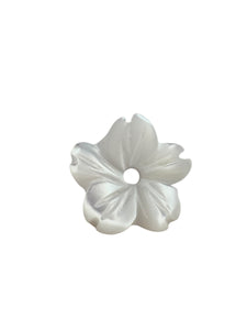 10mm white flower mother of pearl, SKU#M4604