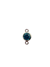 4mm,sterling silver, 3A, Cubic Zicronia Bezel Connector 
SKU#5005780M9