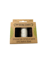 Hemp 3-Spool Box Dyed, SKU#HEMP3100
