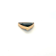Black triangle shape crystal charm,SKU#M2151black