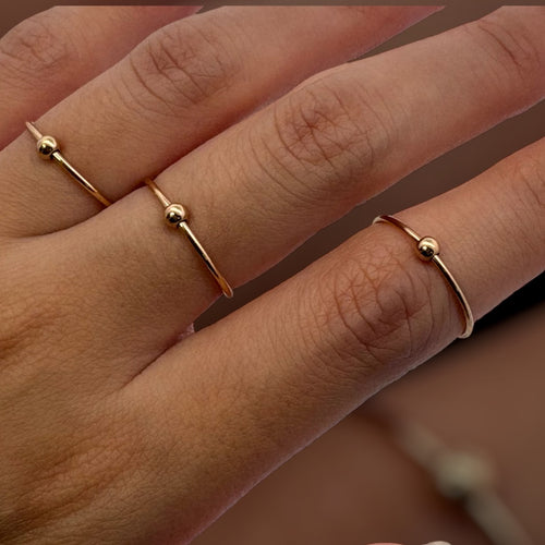 14KGF spinner ring ( Size8) SKU#405301R8