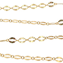 14KGF Starburst chain, SKU#SM1370SBSF