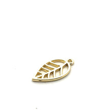 Gold leaf charm SKU#3352