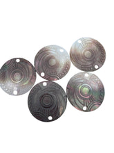 Round mother of pearl, carved, SKU#M2999