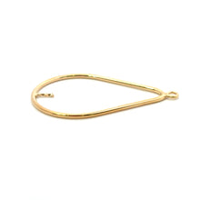 14KGF tear drop W/ peg, SKU#4003506P