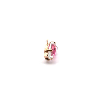 Pink eye shape crystal charm, SKU#M2138green