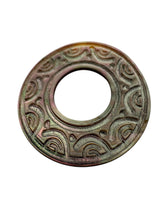 Round carved mother of pearl, SKU#M2338