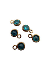 4mm, Gold filled , 3A, Cubic Zicronia Bezel 
SKU#4030DW9