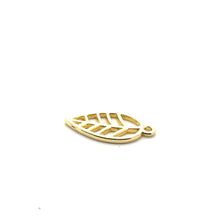 Gold leaf charm SKU#3352