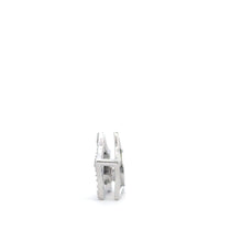Silver plated star bail with add on Peg, SKU#M3725S