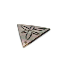 Mother Of Pearl Triangle with Flower Shell, Sku#M325