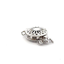 White gold bead clasp, SKU#WG/88