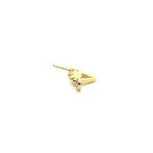 Gold plated fish bail with add on peg, SKU#M3734