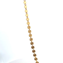 4mm Round Bar Starburst Disc Chain, 14k Gold Filled, Per Foot, SM957SB