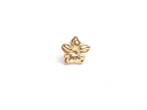 14kGF Flower Stud Earrings Sku#E26-4