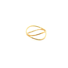 14KGF wave ring (Size 7.5-8) SKU#405RW