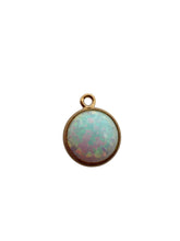 5mm white bello opal bezel drop