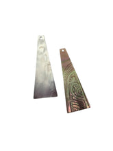 Triangle shape carved mother of pearl, SKU#M2227