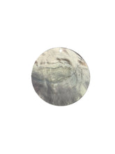 Round mother of pearl, carved flower, SKU#M4053